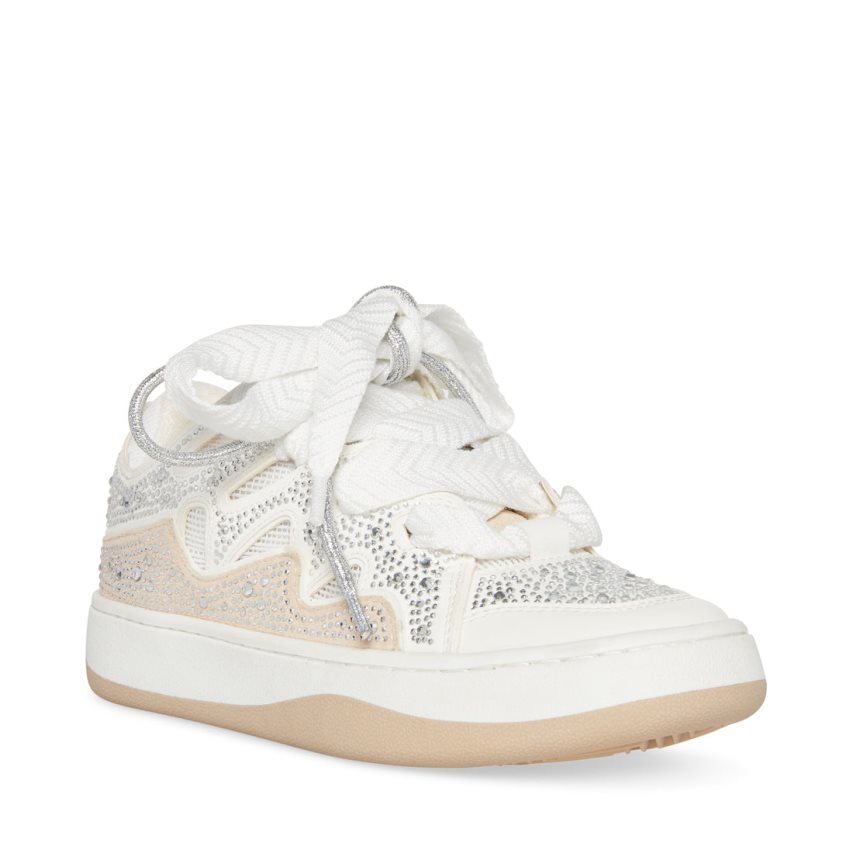 Zapatillas Steve Madden Roaring-r Mujer Blancas | ES BV9318